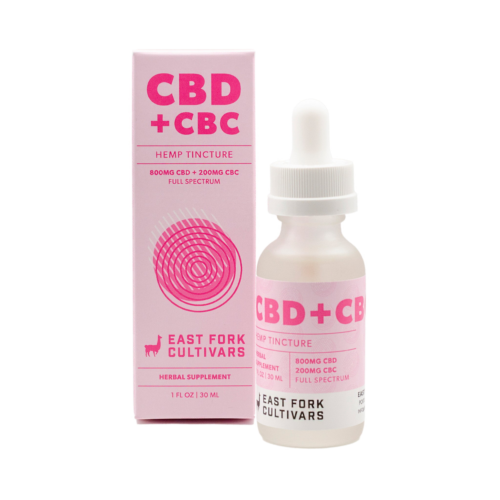CBC Tincture • 800mg CBD + 200mg CBC • Full Spectrum