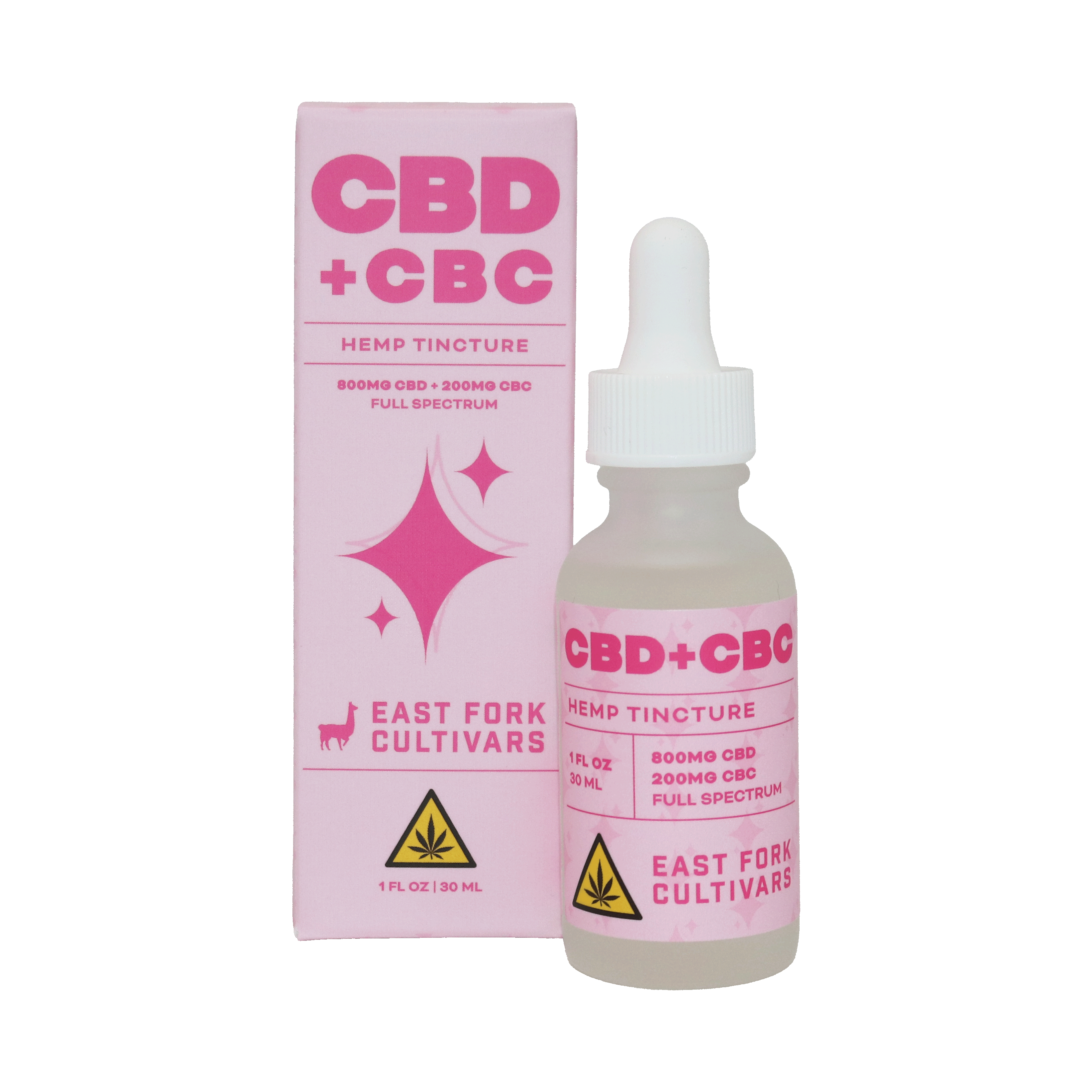 CBC Tincture • 800mg CBD + 200mg CBC • Full Spectrum