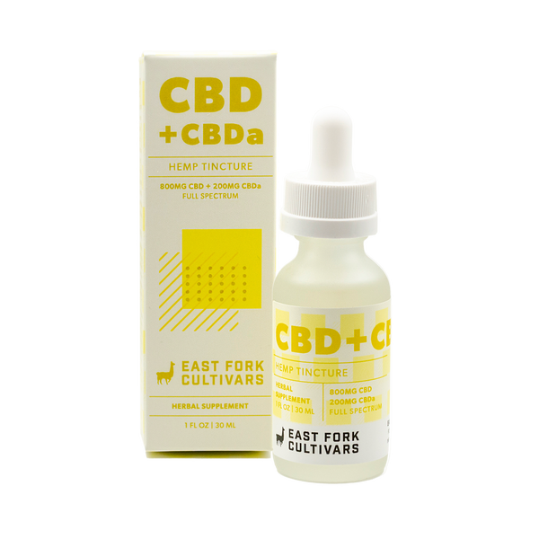 CBDa Tincture • 800mg CBD + 200mg CBDa • Full Spectrum