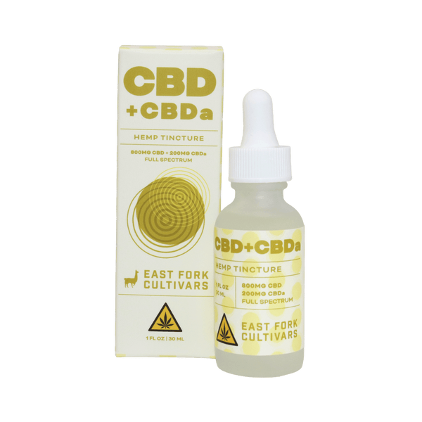 CBDa Tincture • 800mg CBD + 200mg CBDa • Full Spectrum