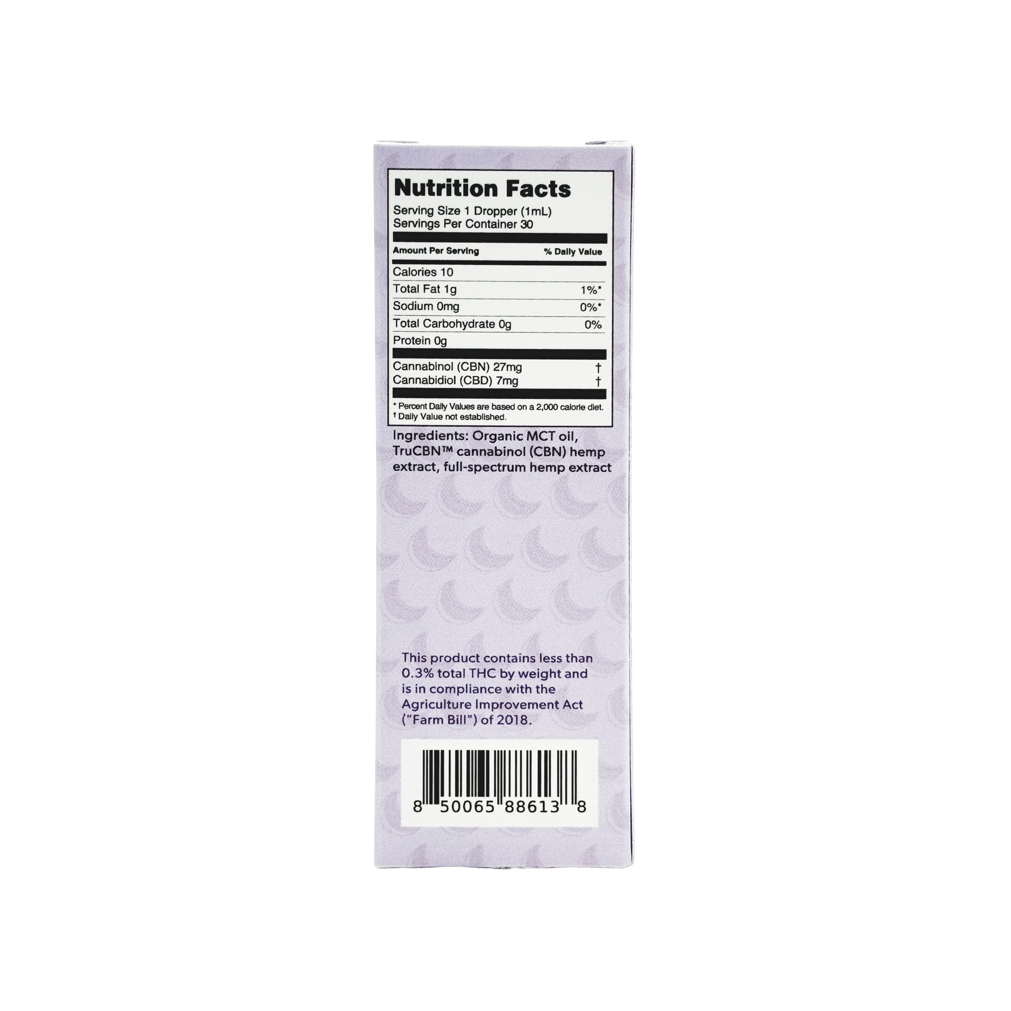 CBN Tincture • 800mg CBN + 200mg CBD • Full Spectrum