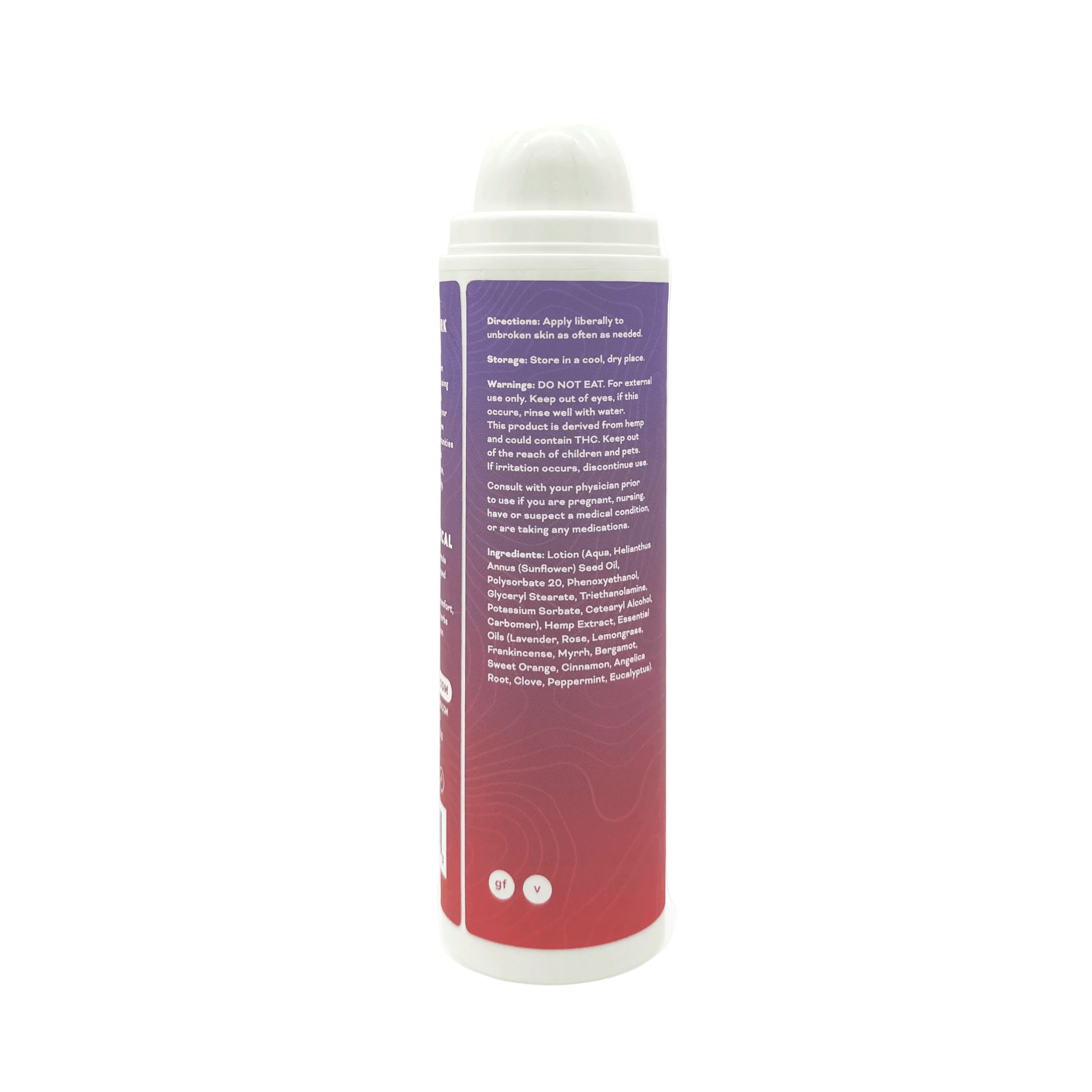 Rescue Rub Extra Strength Lotion •  1500mg CBD + 500mg CBG • Full Spectrum